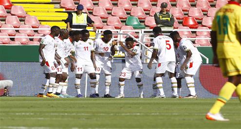 غينيا تصعد لصدارة المجموعة الأولى موقتًا بعد الفوز على الكونغو بأمم أفريقيا تحت 23